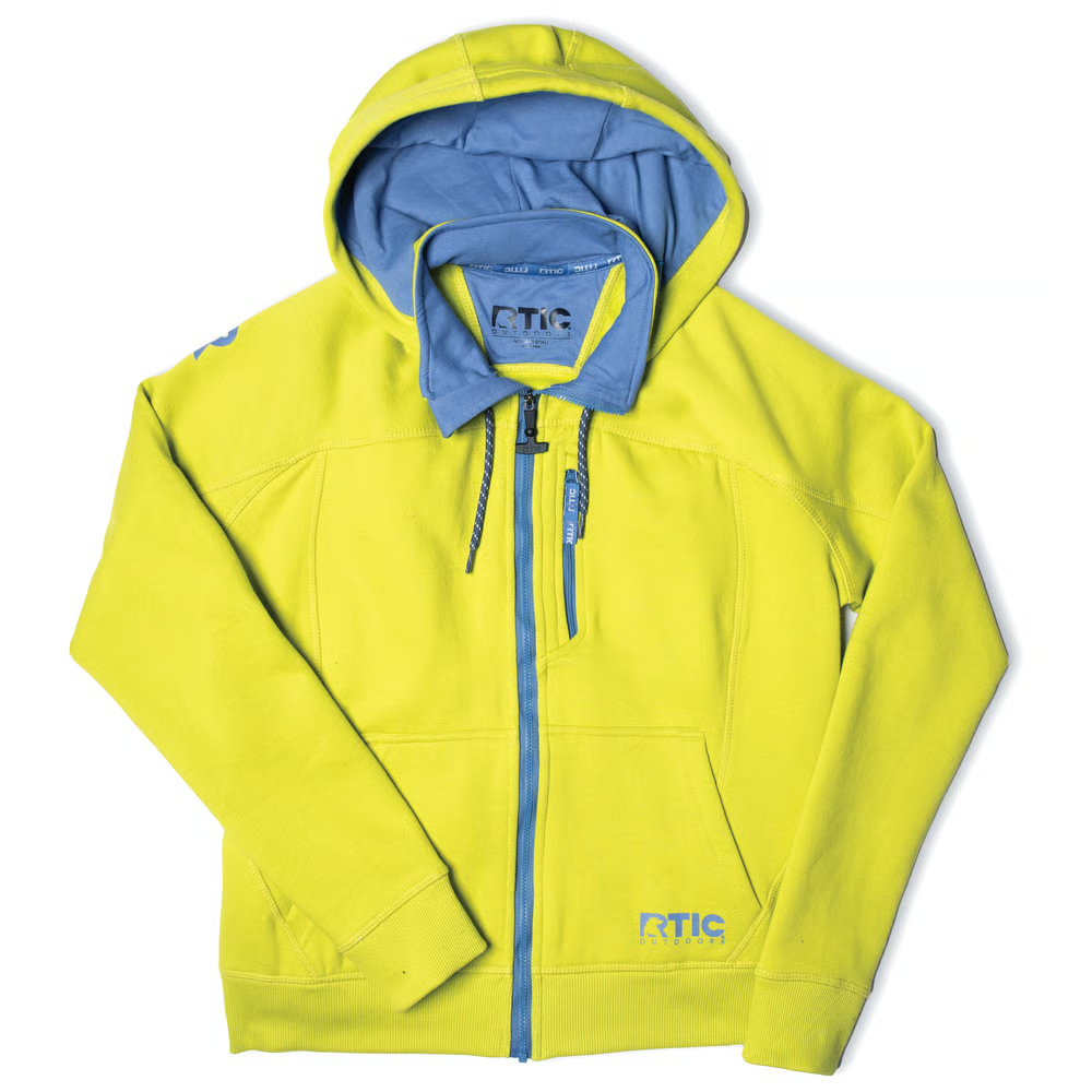 RTIC For Outdoor Women's Water-Repellent Full-Zip Hoodie- Green Apple - Image 6