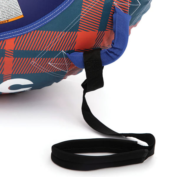RTIC For Outdoor Tough Snow Tubes- Slate Blue/Orange Plaid - Image 2