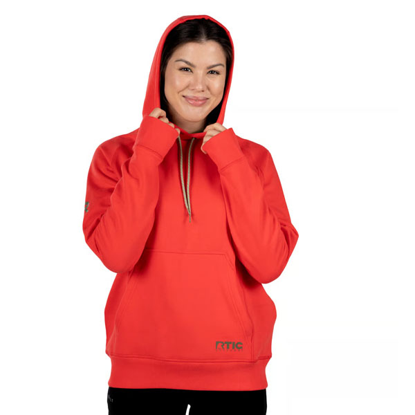 RTIC For Outdoor Water-Repellent Pullover Hoodie - Athletic Fit - Scarlet - Image 5