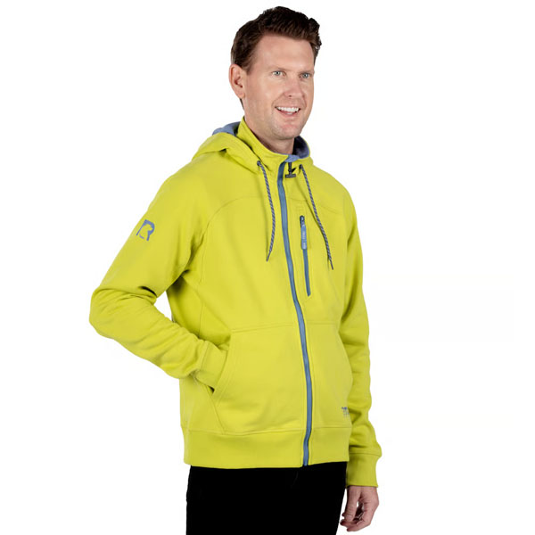 RTIC For Outdoor Men's Water-Repellent Full-Zip Hoodie-Green Apple - Image 5