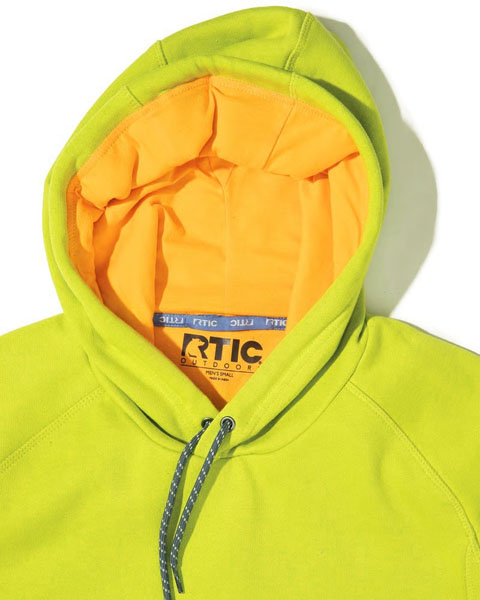 RTIC For Outdoor Water-Repellent Pullover Hoodie - Athletic Fit - Green Apple - Image 4